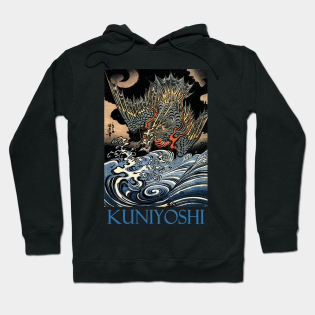 Dragon by Utagawa Kuniyoshi Hoodie by Naves